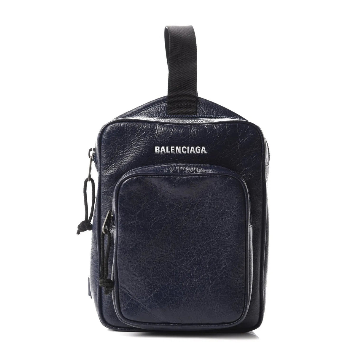 Balenciaga The Arena Blue Lambskin Leather Backpack Bag: A Luxury Travel Backpack - Handbags - Clayton's Online Store