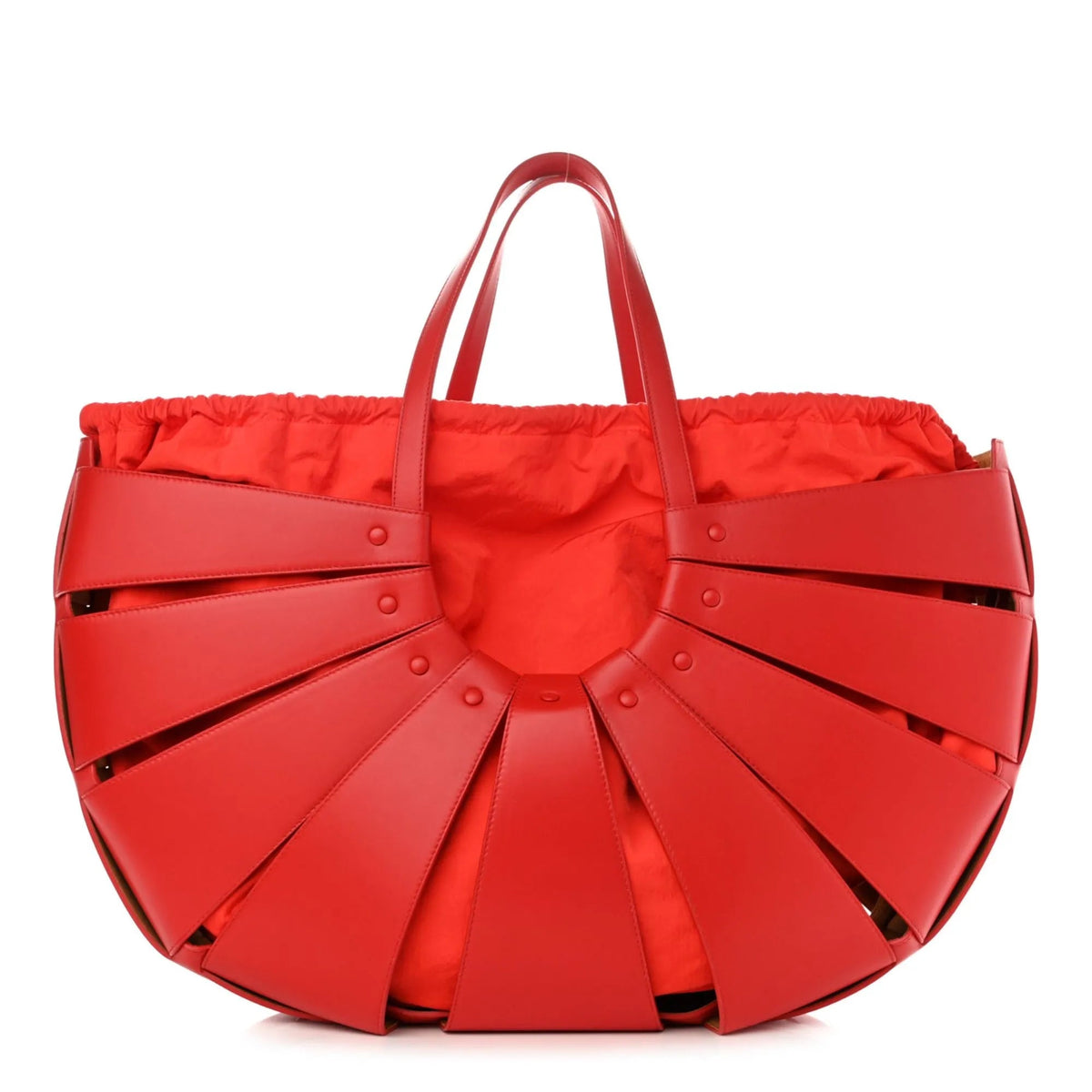 Bottega Veneta The Shell Bag Chili Tomato French Calfskin - Handbags - Clayton's Online Store