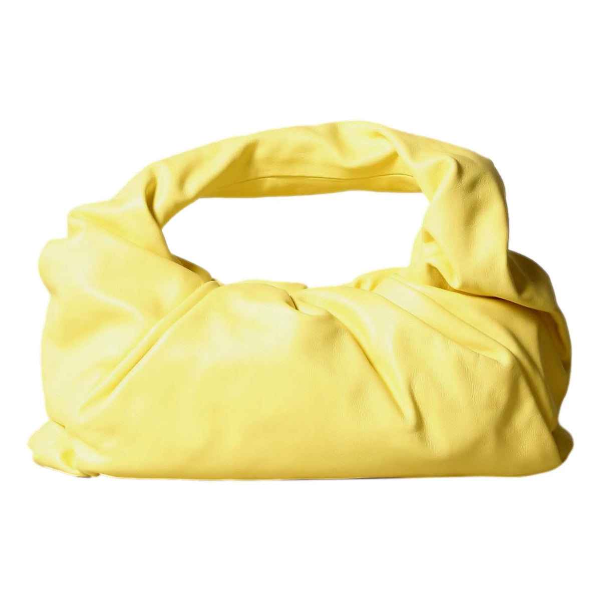 Bottega Veneta - The Shoulder Pouch Sherbert Yellow Nappa Shoulder Bag - Handbags - Clayton's Online Store