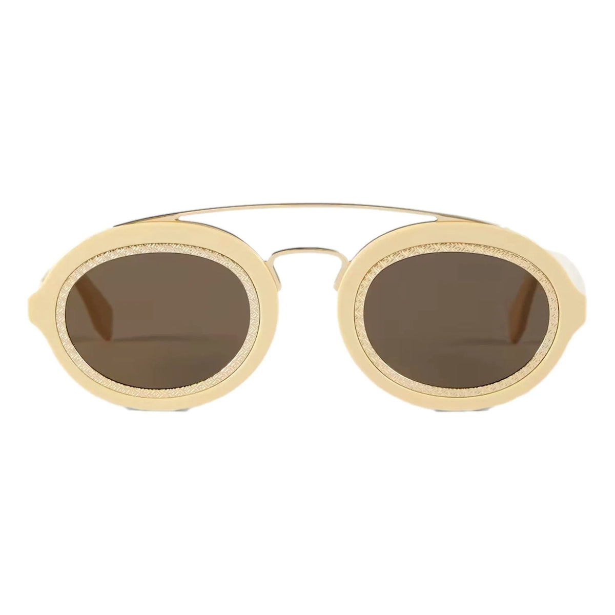 Fendi FF Men's Sunglasses Cream FOL548 - Sunglasses - Clayton's Online Store