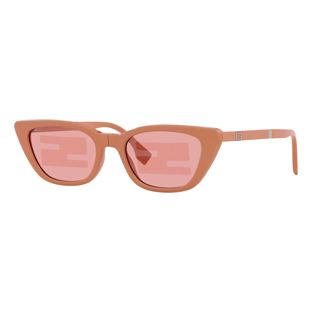 Fendi Injected Touch of FF Pink and Silver Sunglasses - Sunglasses - Clayton's Online Store