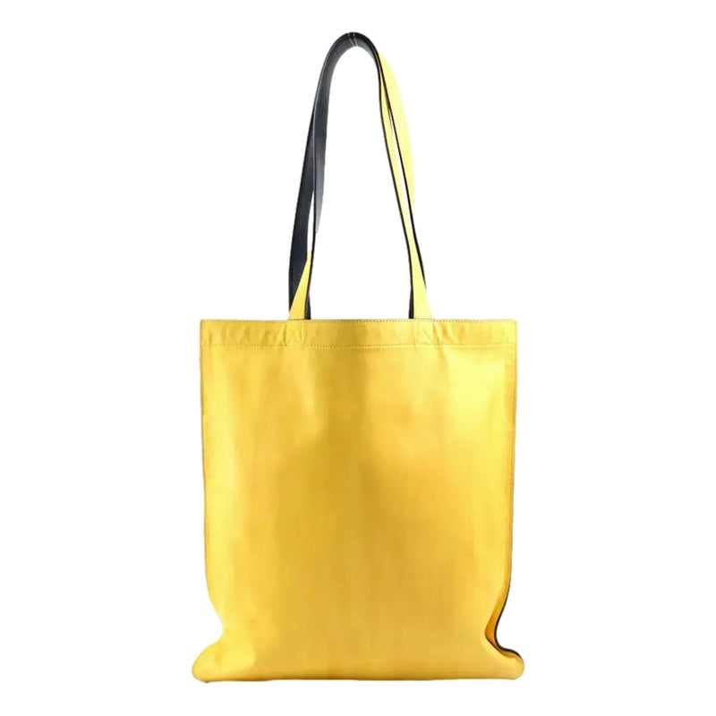 Fendi Pack Yellow Box Leather Shopping Large Tote Bag - Handbags - Clayton's Online Store