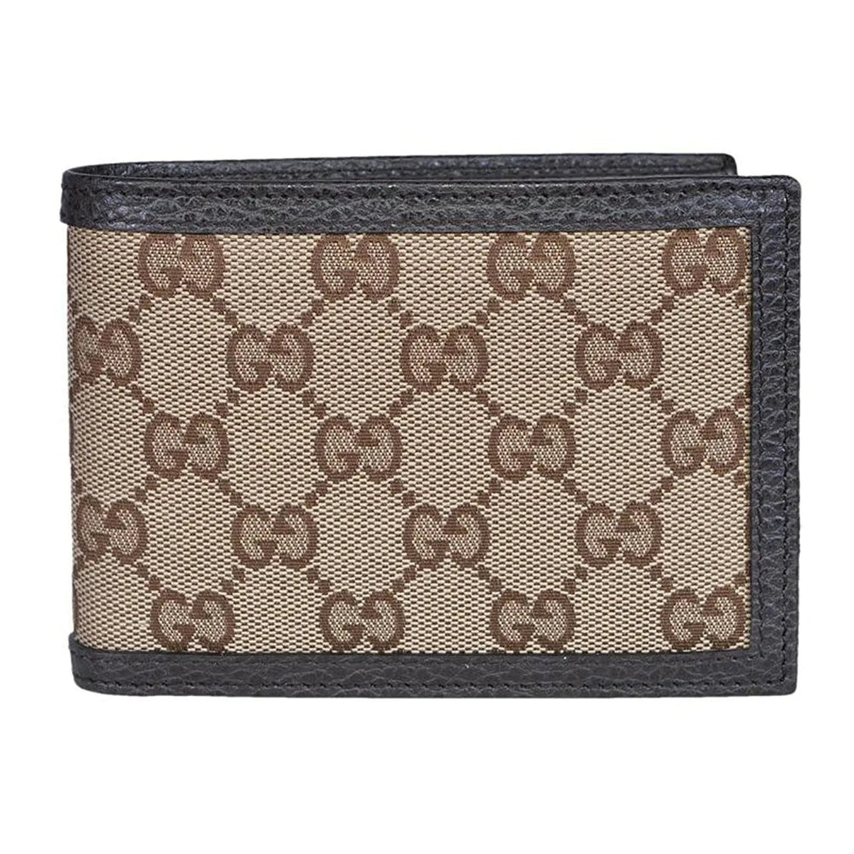 Gucci GG Canvas Brown/Beige Leather Bifold Wallet - Wallets - Clayton's Online Store