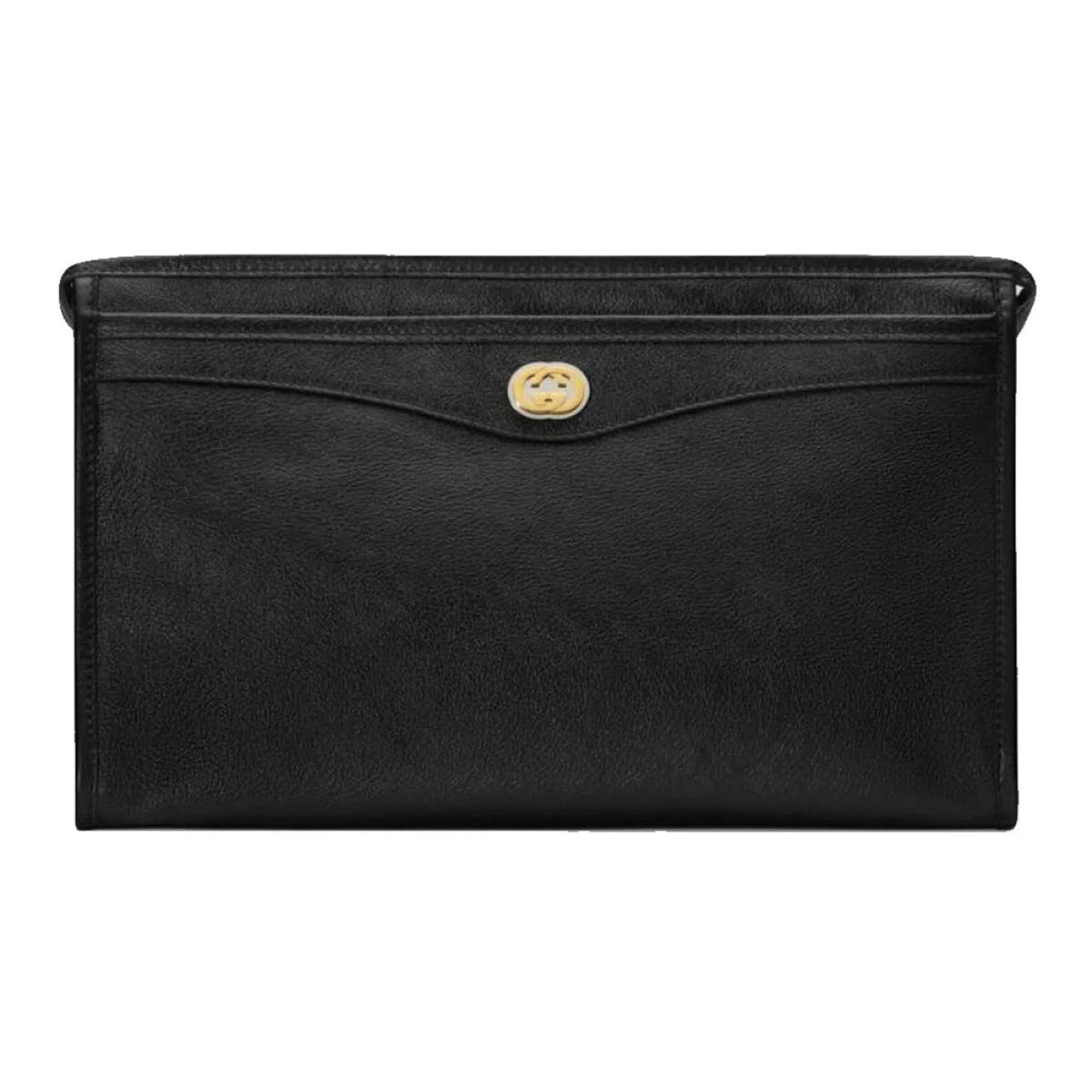 Gucci Morpheus Black Fluffy Calf Leather Cosmetic Pouch Bag - Handbags - Clayton's Online Store