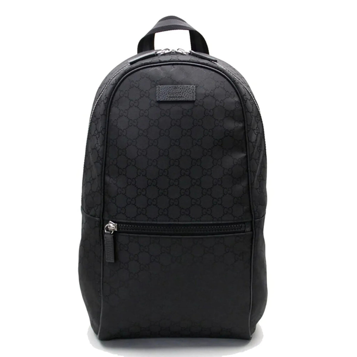 Gucci Nylon GG Guccissima Black Slim Backpack Travel Bag - Handbags - Clayton's Online Store