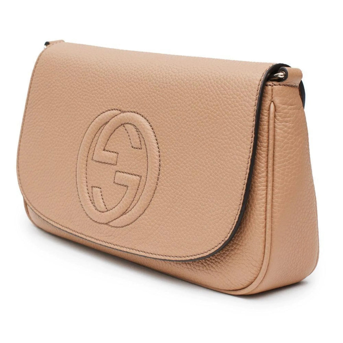 Gucci Soho Disco GG Camelia Beige Tassel Chain Crossbody Bag - Handbags - Clayton's Online Store