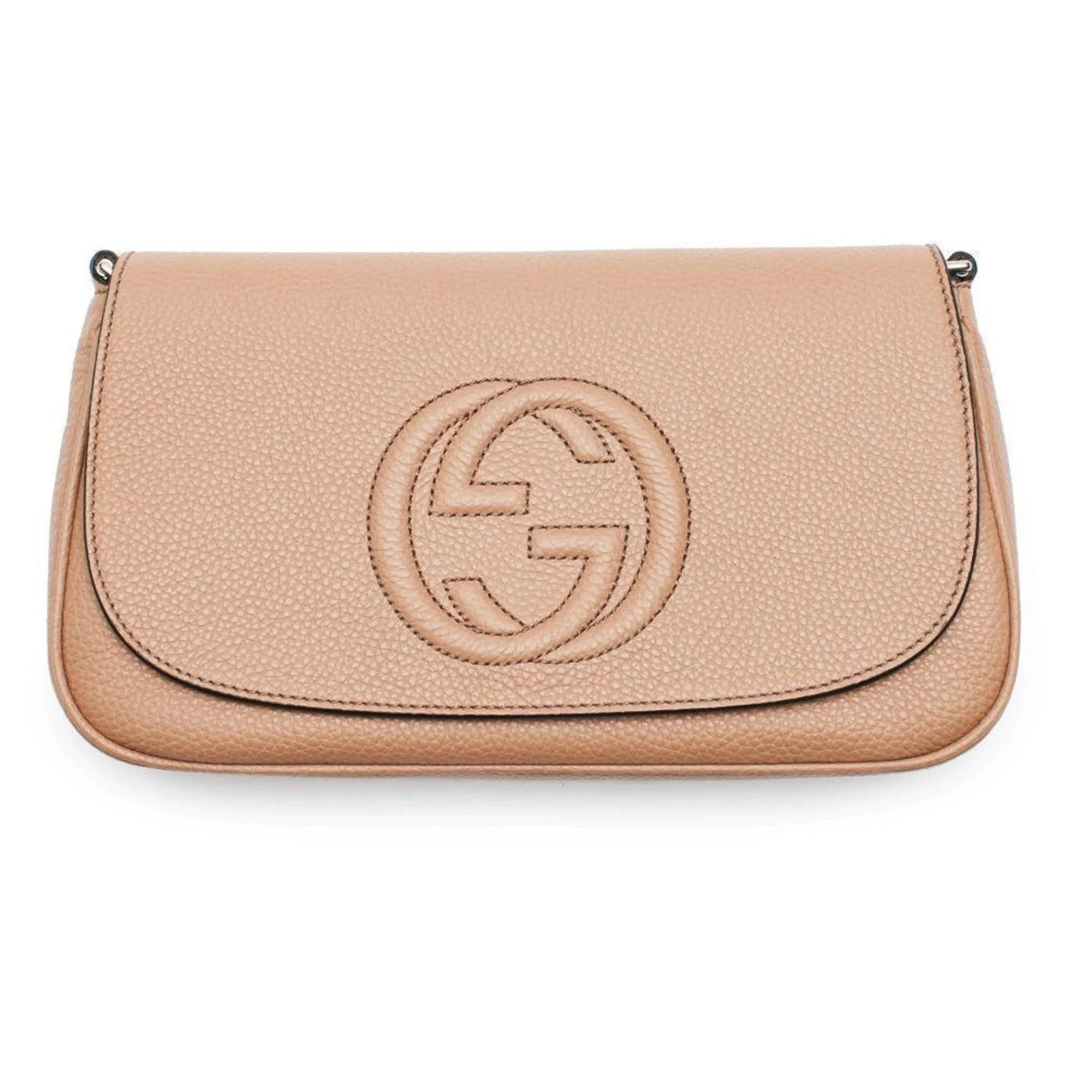 Gucci Soho Disco GG Camelia Beige Tassel Chain Crossbody Bag - Handbags - Clayton's Online Store