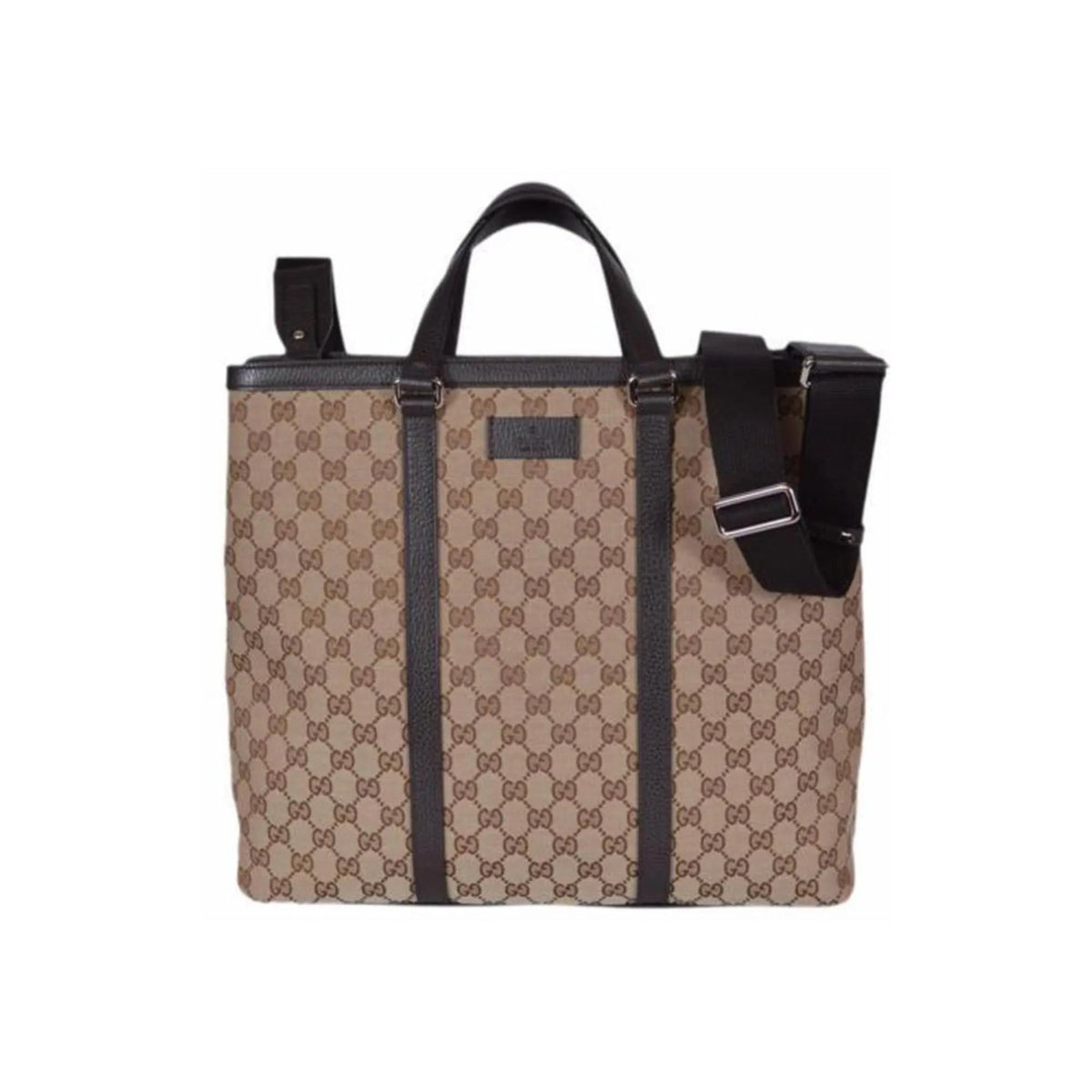 Gucci Unisex Brown Original GG Shopping Tote Handbag - Handbags - Clayton's Online Store