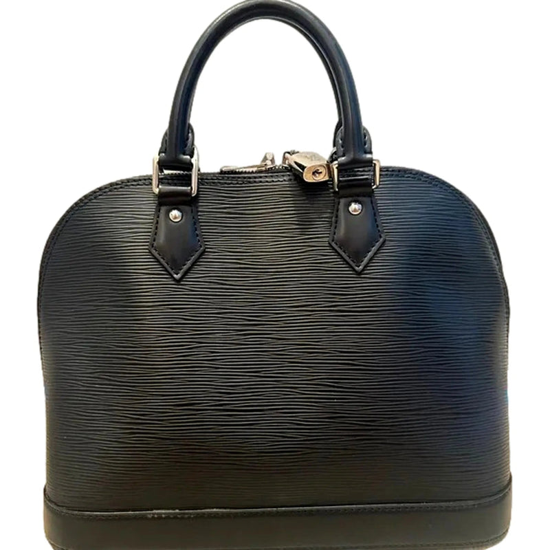 Louis Vuitton Alma Womens Handbag Black Epi Leather MM - Handbags - Clayton's Online Store