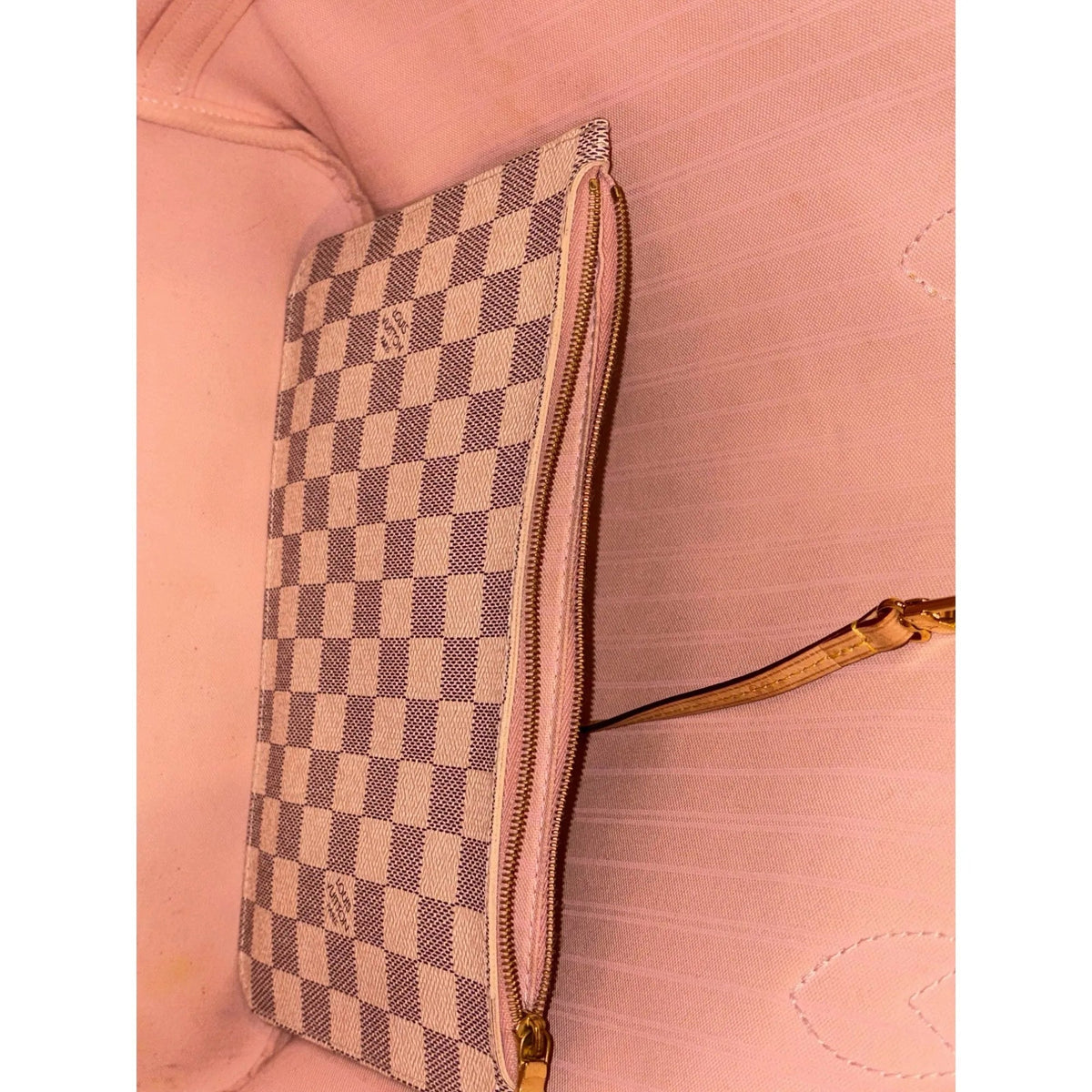 Louis Vuitton Ballerine Damier Azur White Neverfull MM Tote - Handbags - Clayton's Online Store