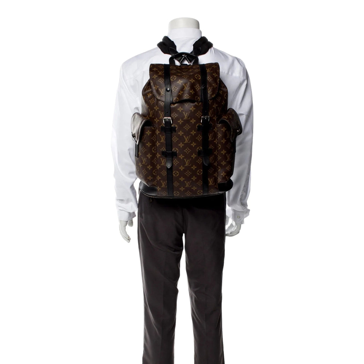 Louis Vuitton Christopher MM Monogram Macassar Canvas Backpack - Handbags - Clayton's Online Store