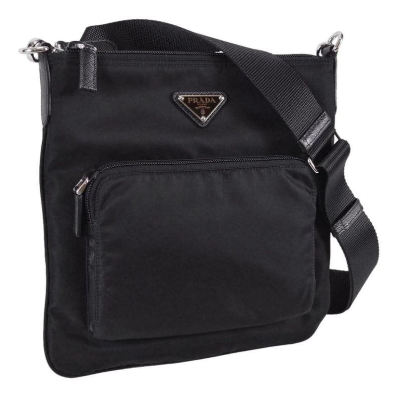 Prada Tessuto Nylon Sport Black Messenger Crossbody Bag - Handbags - Clayton's Online Store