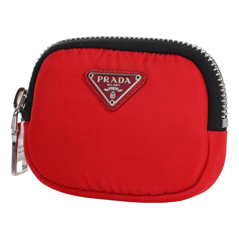 Prada Tessuto Red Nylon Cargo Mini Pouch on Lanyard Neck Bag - Handbags - Clayton's Online Store