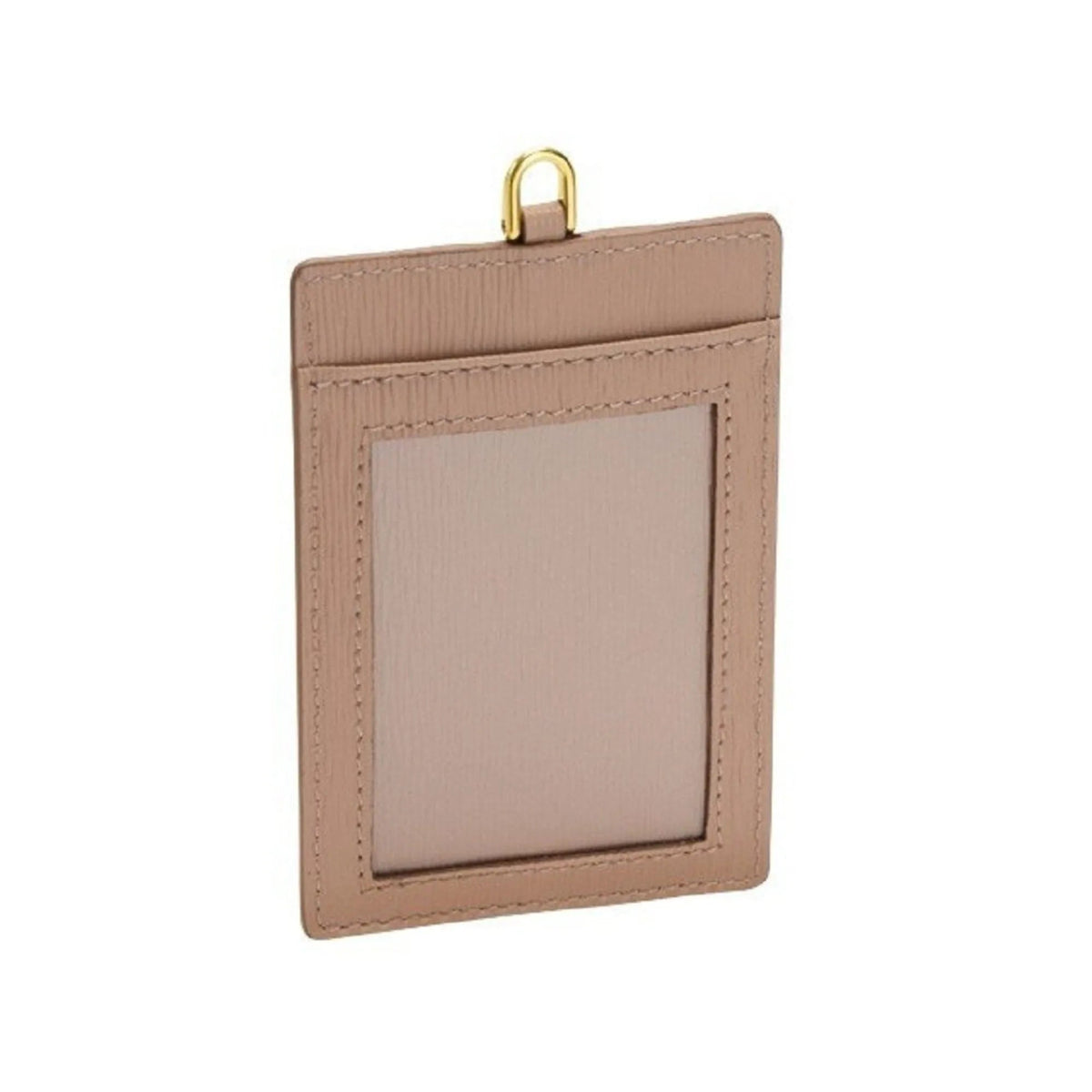 Prada Vitello Move Beige Leather Logo Plaque Lanyard Cardholder Wallet - Wallets - Clayton's Online Store