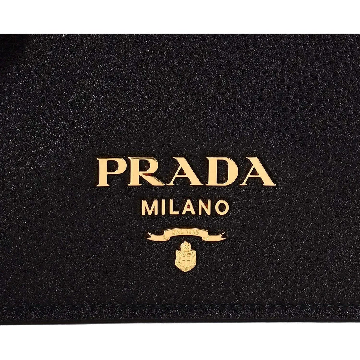 Prada Vitello Phenix Black Leather Flap Crossbody Bag - Handbags - Clayton's Online Store