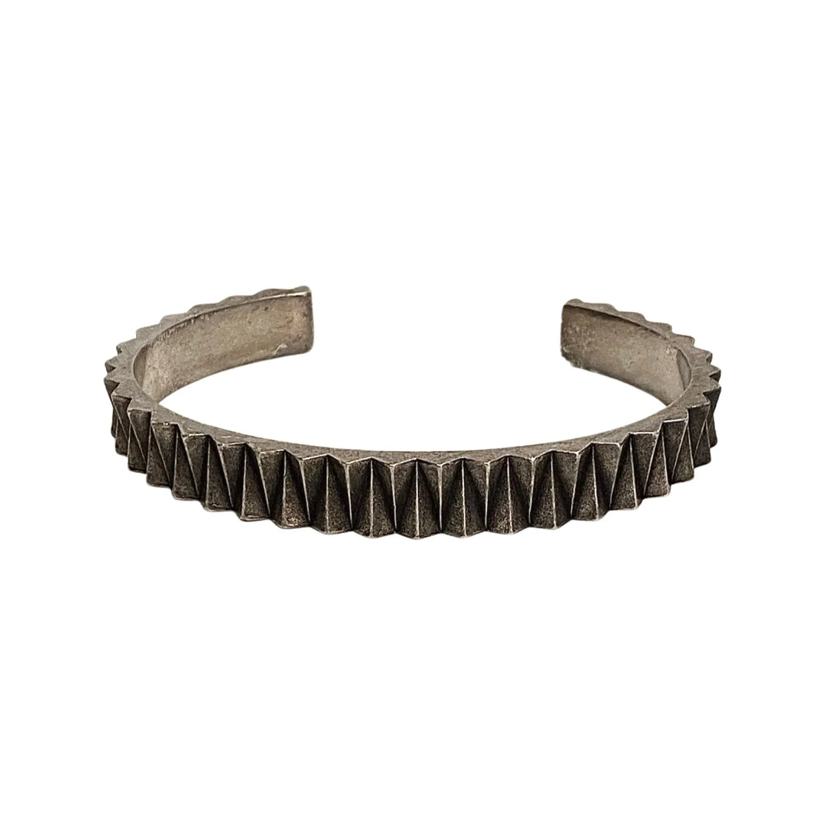 Saint Laurent Gear Silver Gunmetal Bracelet Large - Jewelry - Clayton's Online Store